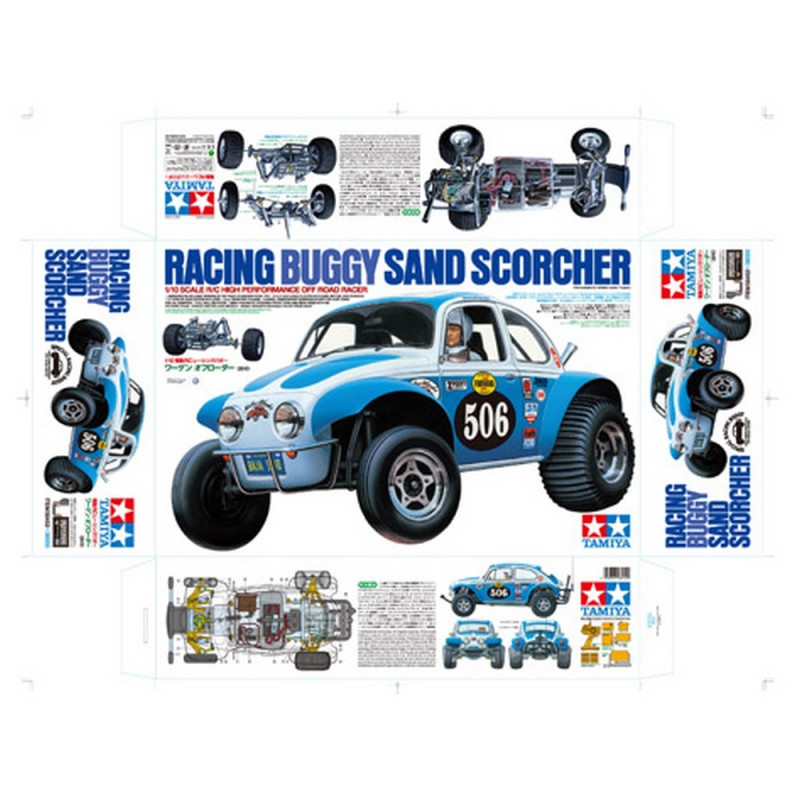 Buggy Baja Bug Sand Scorcher 2WD - 1/10 - TAMIYA 58452