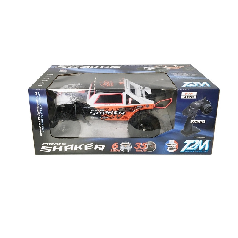 Buggy Pirate Shaker, 4WD, électrique RTR - 1/12XL - T2M T4953