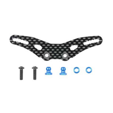 Support amortisseur arr carbone M08 - 1/10 - TAMIYA 54890