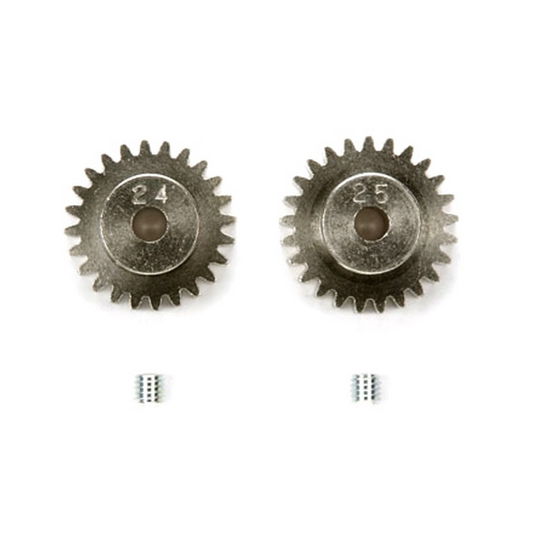 Pignons moteur 24/25T 0,6 - 1/10 - TAMIYA 50477