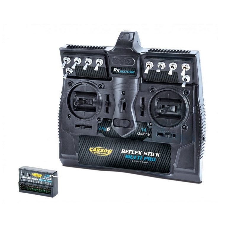 Radio 14 voies FS Reflex Stick Multi Pro 2.4G - CARSON 500501003