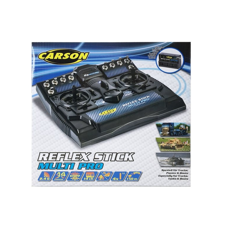 Radio 14 voies FS Reflex Stick Multi Pro 2.4G - CARSON 500501003