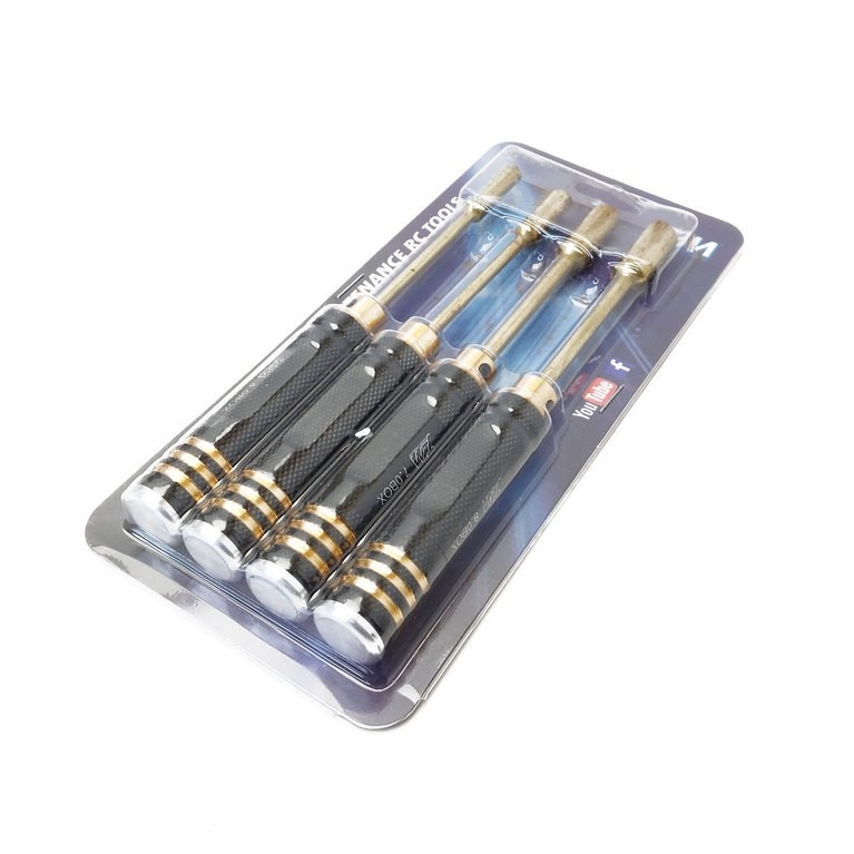 Set de 4 tournevis à douille -T2M T422544
