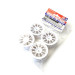 4 Jantes 24mm type BBS blanche déport 2 mm  - 1/10 - TAMIYA 53468