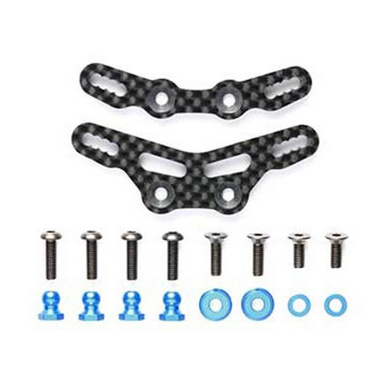 Supports amortisseur carbone M07 - 1/10 - TAMIYA 54790