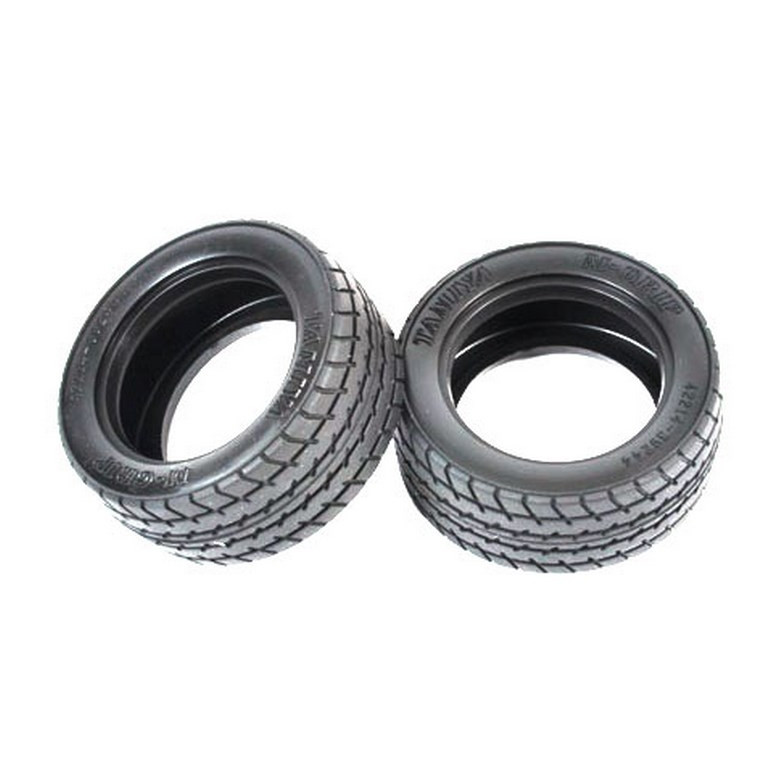 2 pneus à structure radiale 60D M-Grip - 1/10 - TAMIYA 50684