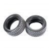 2 pneus à structure radiale 60D M-Grip - 1/10 - TAMIYA 50684