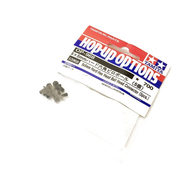 5 Rotules acier 5 x 5 mm - 1/10 - TAMIYA 53968