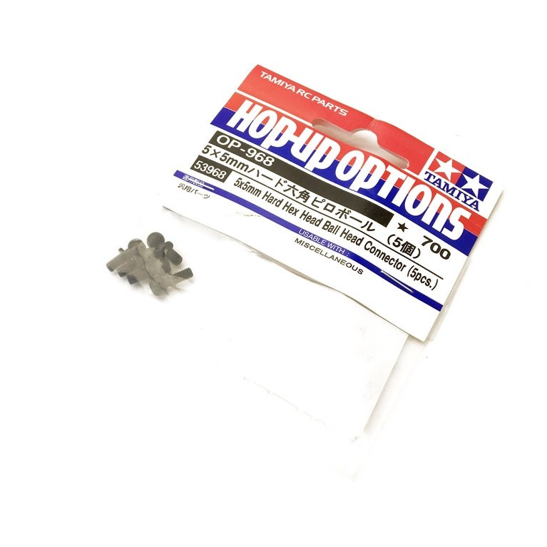 5 Rotules acier 5 x 5 mm - 1/10 - TAMIYA 53968