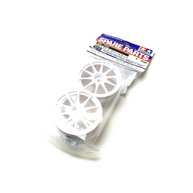 2 Jantes 26 mm 10 branches blanche - 1/10 - TAMIYA 50732