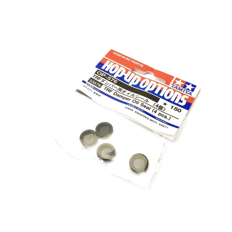 4 Membranes d'amortisseur - 1/10 - TAMIYA 53576