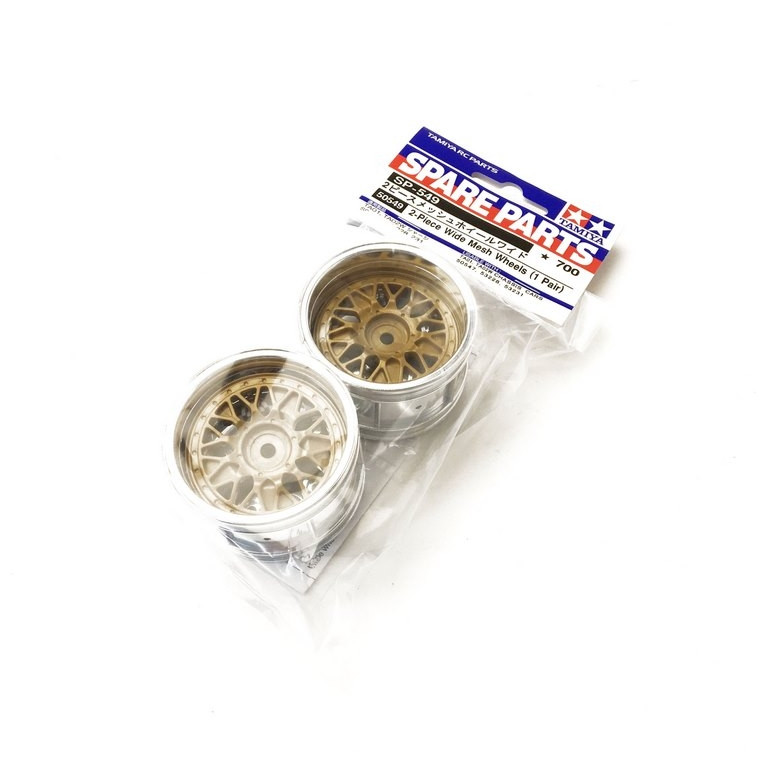 2 Jantes 30 mm déport +2 / +10 - 1/10 - TAMIYA 50549