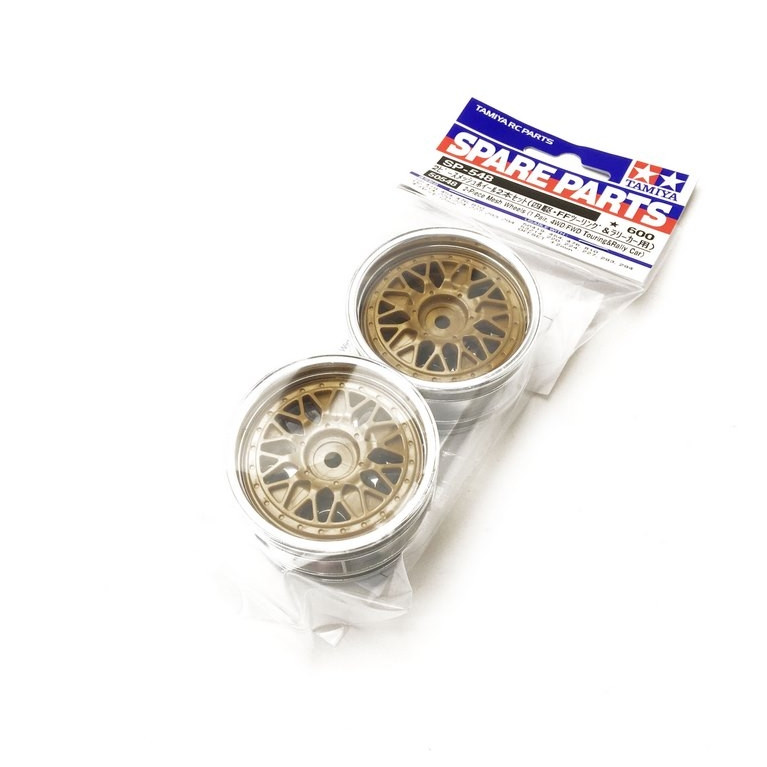 2 Jantes 26 mm déport +2 / +10 - 1/10 - TAMIYA 50548