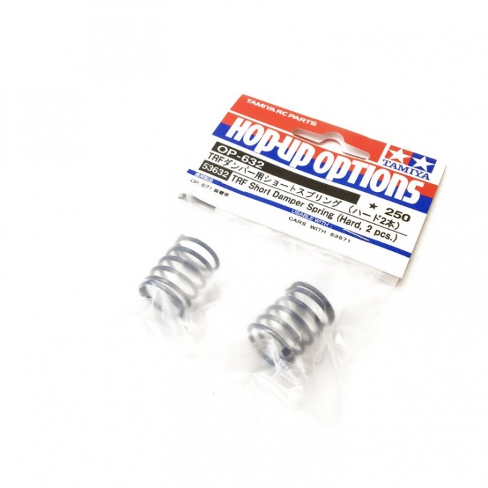 Ressorts amortisseurs courts "Hard" Bleu - 1/10 - TAMIYA 53632