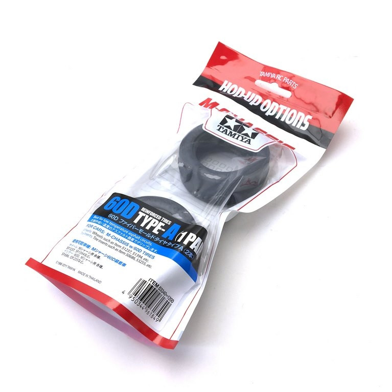 2 Pneus slick 60D Type A - 1/10 - TAMIYA 53340