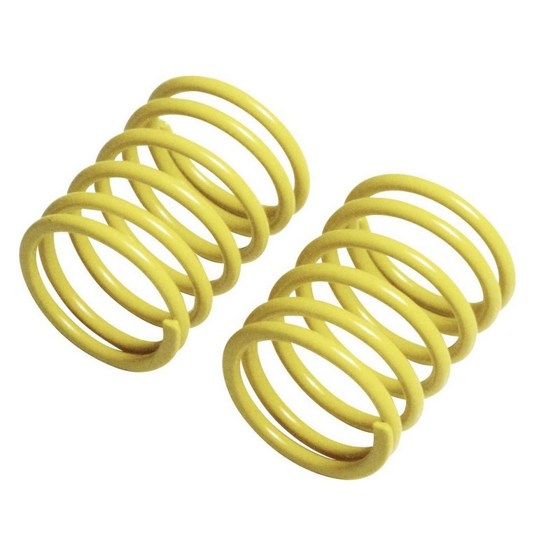 2 Ressorts amortisseurs courts "Medium" Jaune - 1/10 - TAMIYA 53631
