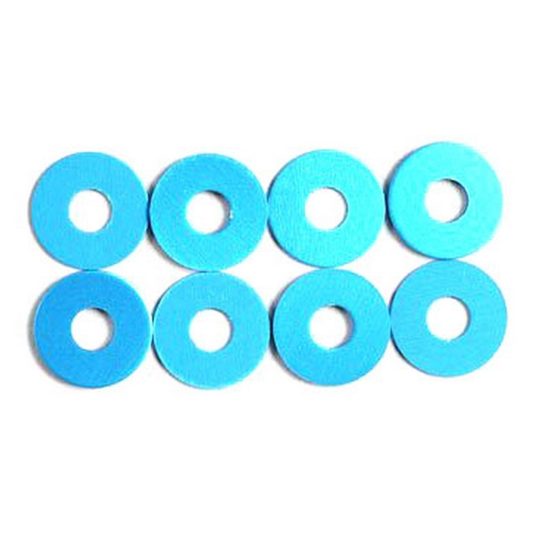 8 Entretoises de roues bleues 11,5 x 0,5 mm - 1/10 - TAMIYA 53646