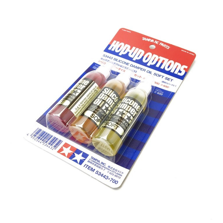 Set de 3 Huiles Silicone "Soft" (200, 300, 400) - 1/10 - TAMIYA 53443