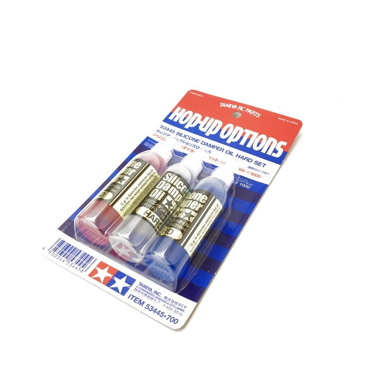 Set de 3 Huiles Silicone "Hard" (800, 900, 1000) - 1/10 - TAMIYA 53445