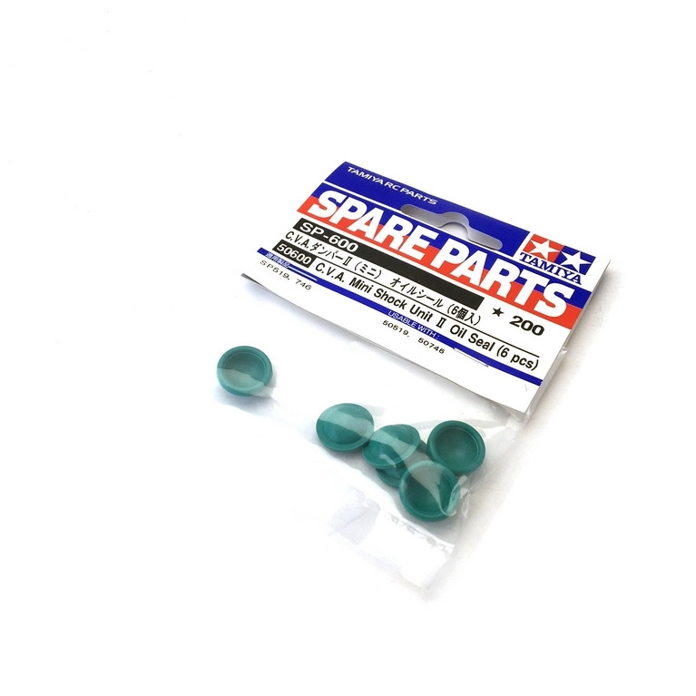 6 Membranes amortisseur Av - 1/10 - TAMIYA 50600