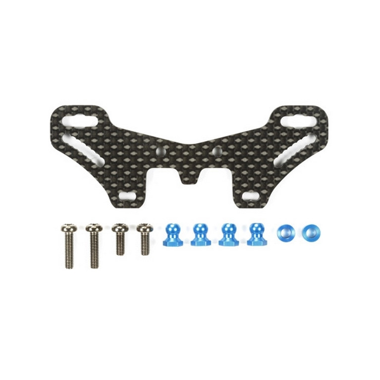 Support amortisseur AR carbone TT02S - 1/10 - TAMIYA 54633