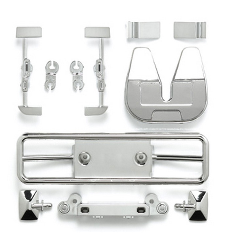 Grappe H chromée TT01E racing truck - 1/10 - TAMIYA 54828
