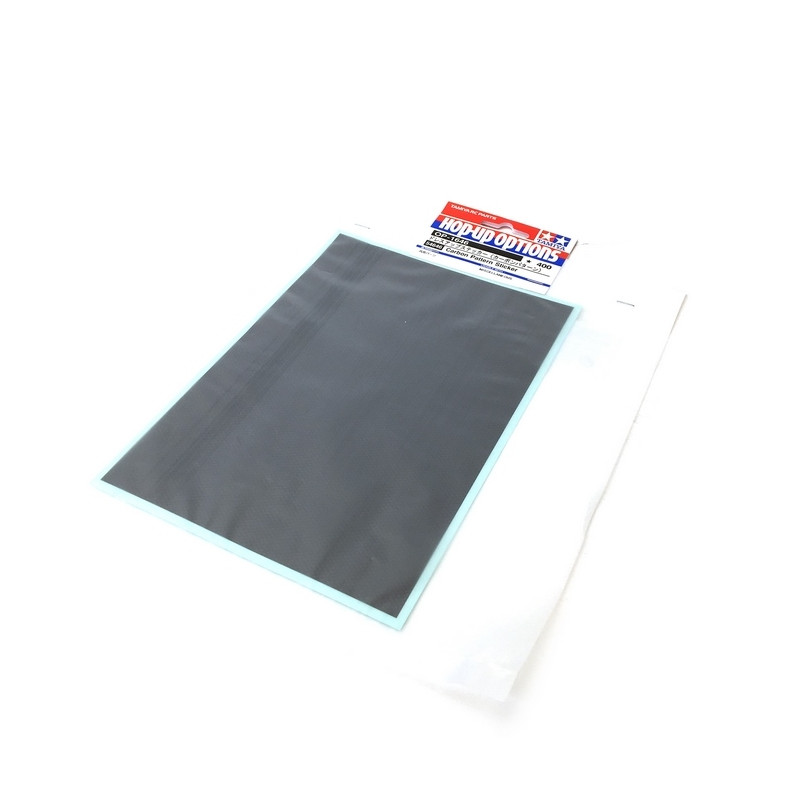 Planche autocollante Effet Carbone 204 x 142 mm - TAMIYA 54646