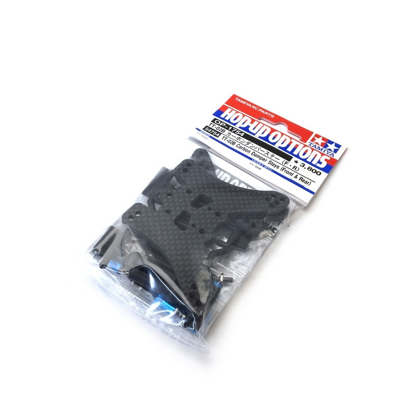 Supports amortisseur carbone TT02B - 1/10 - TAMIYA 54754