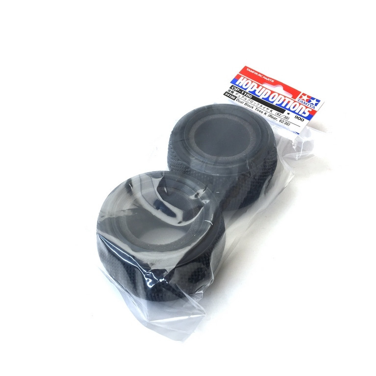 Pneus Arr Dual Block K DT02 - 1/10 - TAMIYA 54186