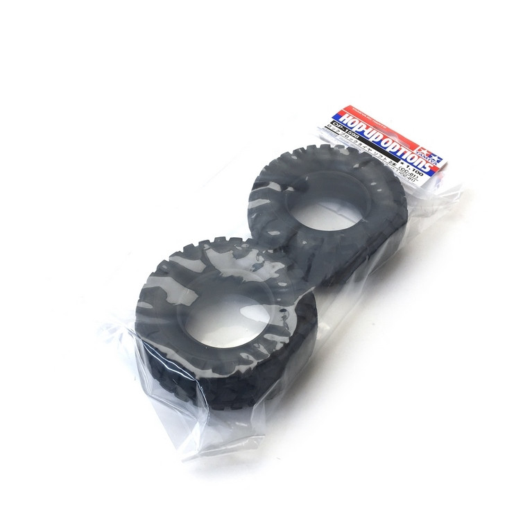 2 pneus à crampons High-Lift CC02 / CC01 - 1/10 - TAMIYA 54598