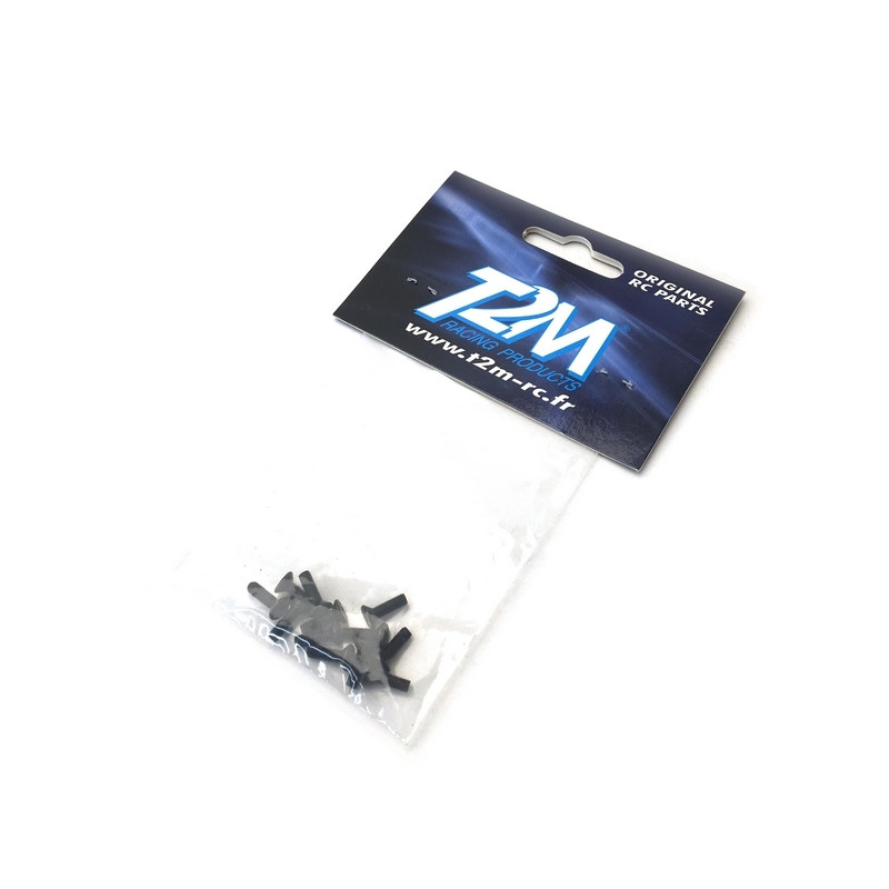 12 Vis tête fraisée 3 x 10 mm - 1/10 - T2M T4951/27