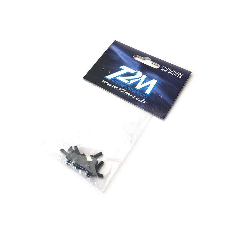 12 Vis tête fraisée 3 x 10 mm - 1/10 - T2M T4951/27