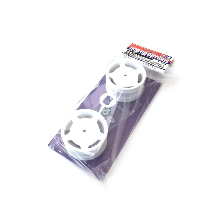 2 Jantes Arr Blanches TT02B - 1/10 - TAMIYA 53086