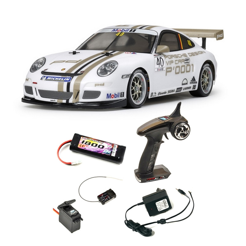 Pack Porsche 911 - 997 GT3 Cup VIP 2008 TT01E Kit - 1/10 - TAMIYA 47429PCK