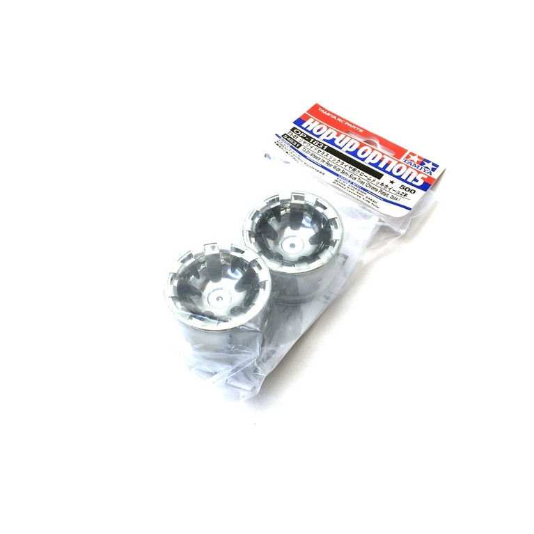2 Jantes chromées T3-01 - 1/8 - TAMIYA 54831