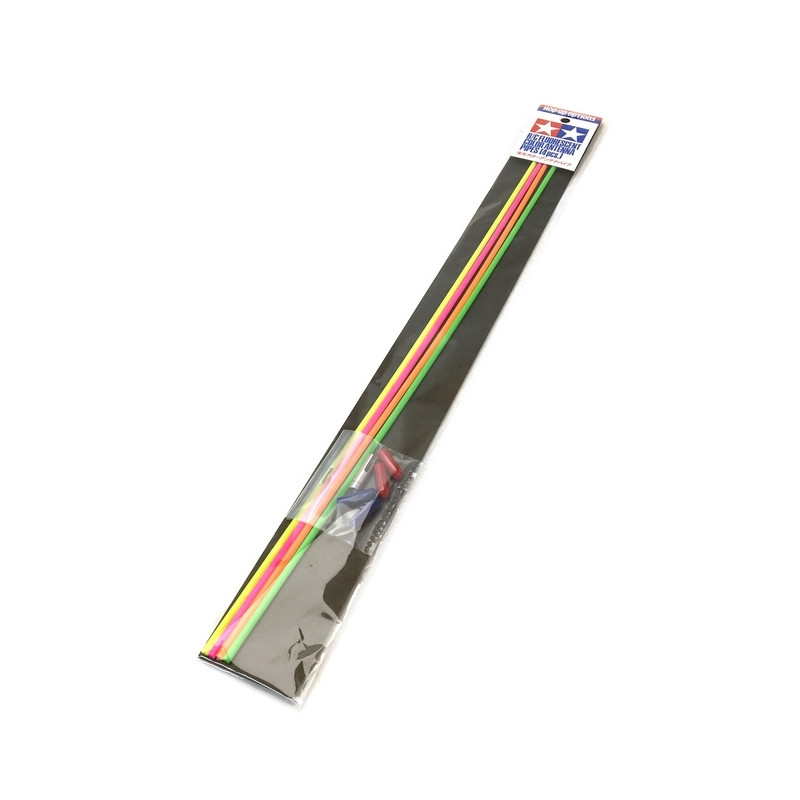 4 Tubes d'antenne Fluo - TAMIYA 53132