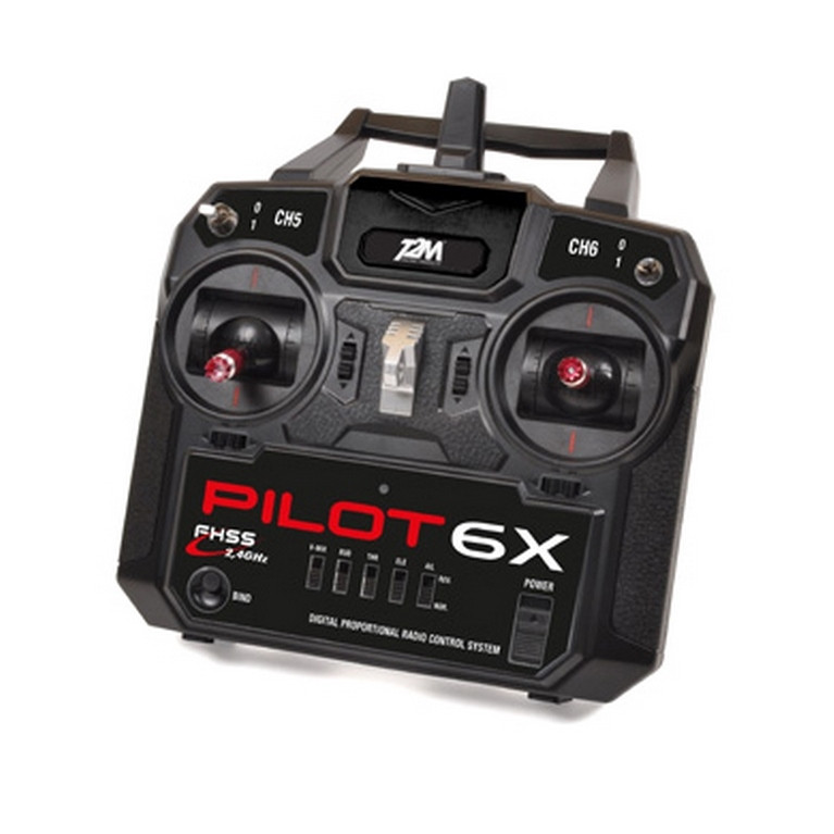 Radiocommande Pilot, 6 voies 2.4GHz - T2M T3424