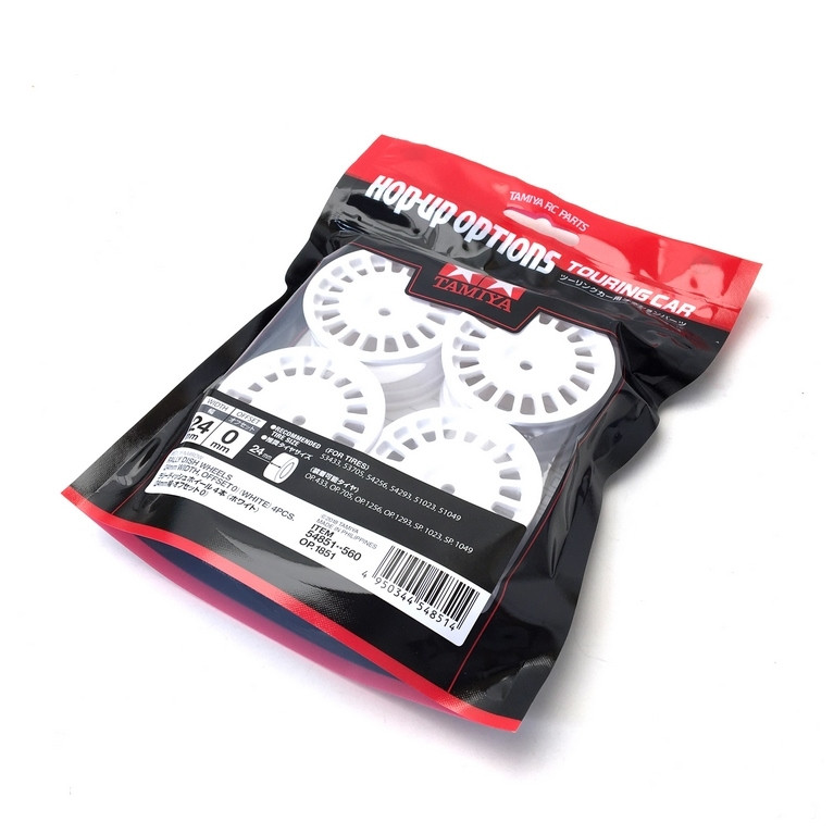 4 Jantes Rallye WRC Type "O.Z." 24 mm- 1/10 - TAMIYA 54851