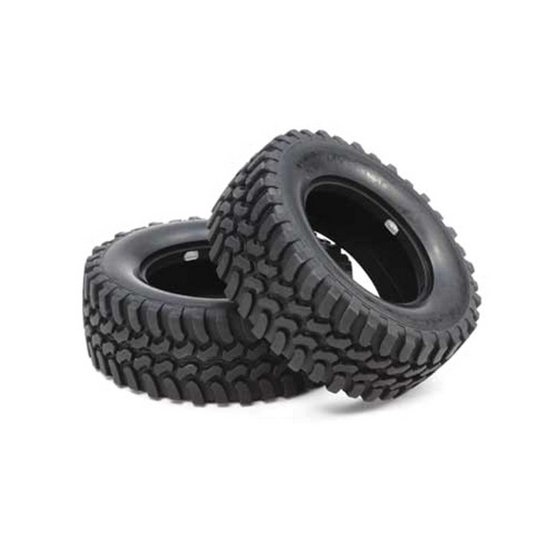 2 Pneus Mud Block soft CC01 - 1/10 - TAMIYA 54735