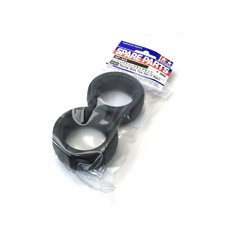 Pneus Slick Racing 26 mm - 1/10 - TAMIYA 50454