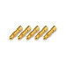 5 Prises plaquées Or PK 4 mm male - 1/10 - KONECT KN-130308-5M