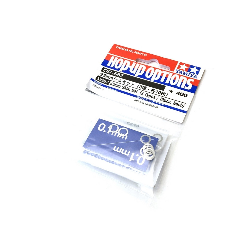 30 cales 5 mm (10 x 3 épaisseurs) - 1/10 - TAMIYA 53587
