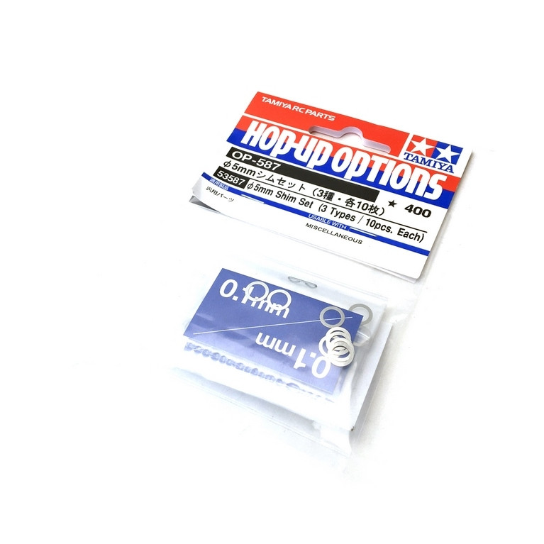 30 cales 5 mm (10 x 3 épaisseurs) - 1/10 - TAMIYA 53587