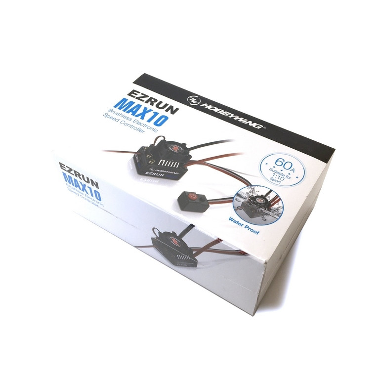 Variateur / Contrôleur EZRUN 60A MAX 10 - 1/10 - HOBBYWING HW30102602