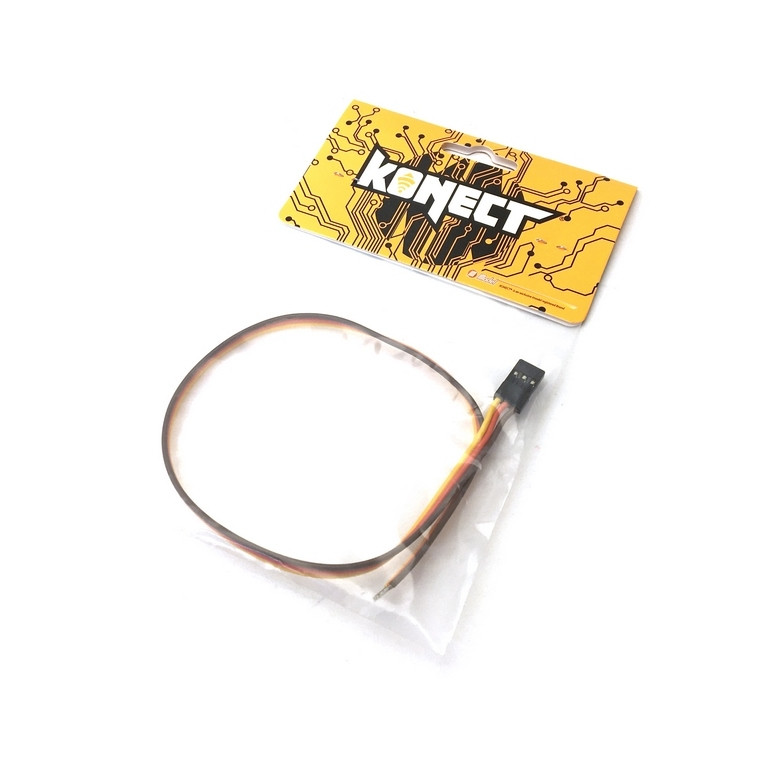 Cordon Servo Male Universel 30 cm - 1/10 - KONECT KN-130452-M