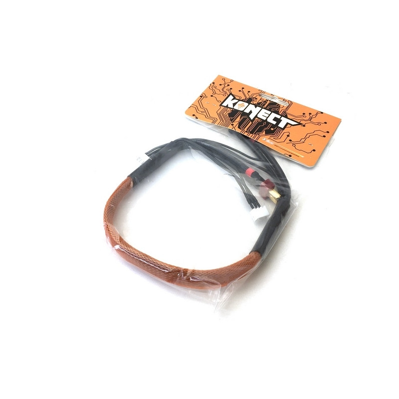 Câble Charge équilibrage 2S Dean 40 cm - 1/10 - KONECT KN-130442