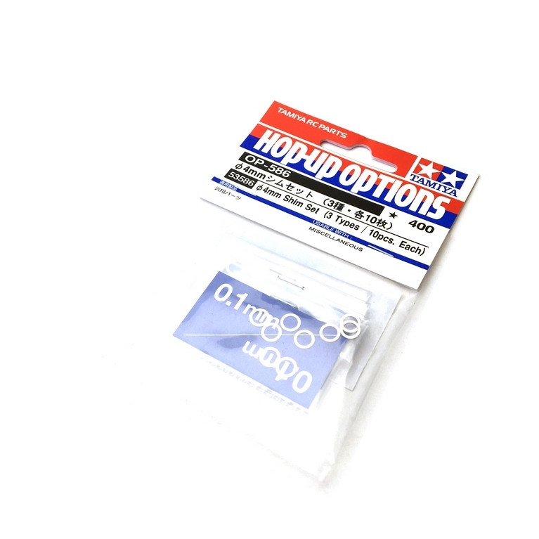 30 cales 4 mm (10 x 3 épaisseurs) - 1/10 - TAMIYA 53586