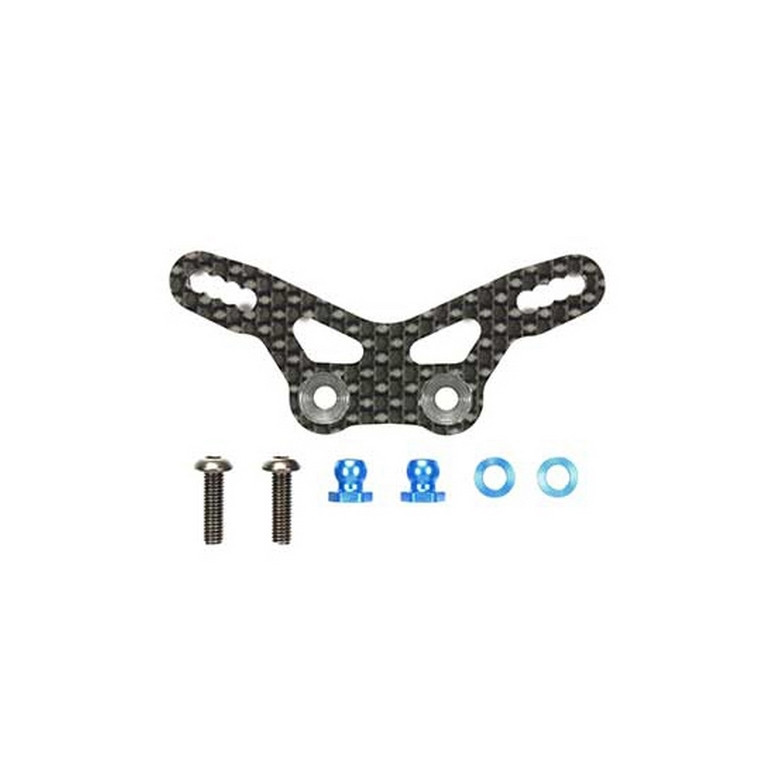 Support amortisseur arr carbone M07 - 1/10 - TAMIYA 54762