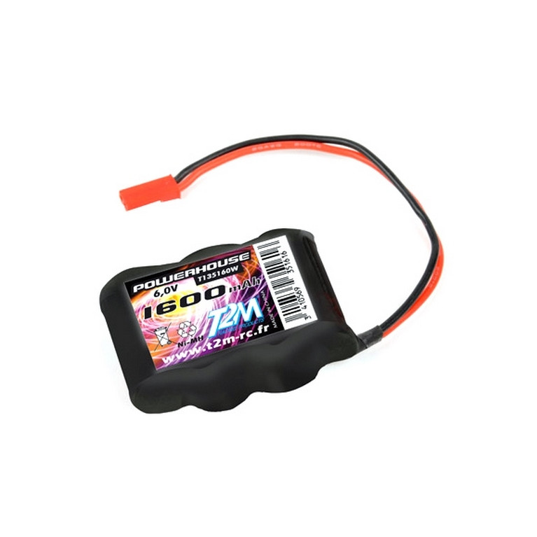 Accu réception RX 2/3A 6V / 1600 mAh - T2M T135160W
