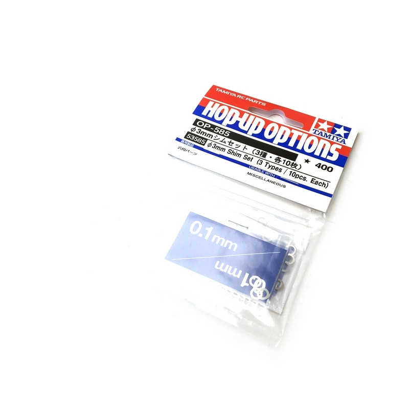 30 cales 4 mm (10 x 3 épaisseurs) - 1/10 - TAMIYA 53586